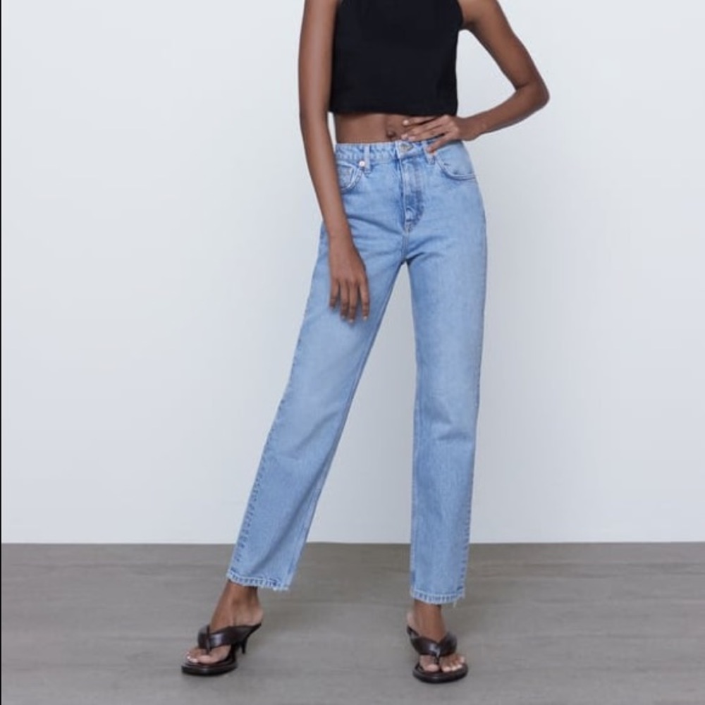 Zara slim fit hi rise jeans size 10 / 30